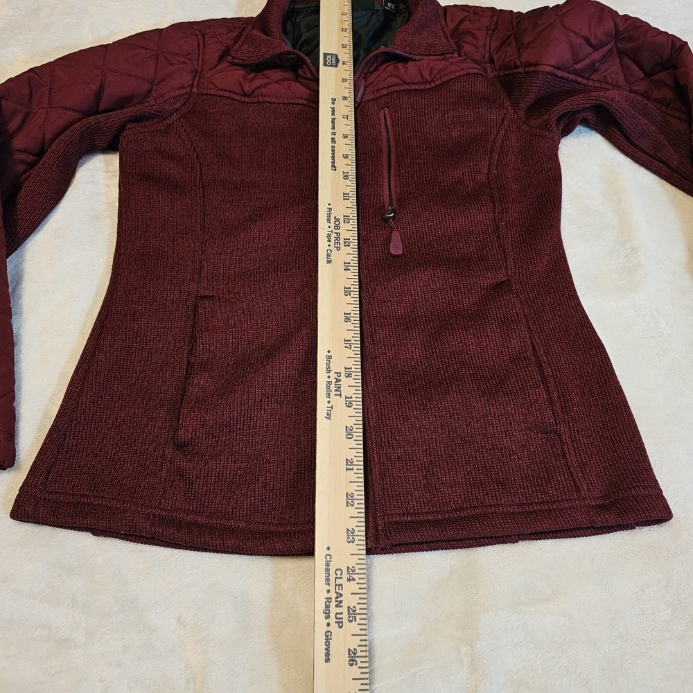 Swiss Tech Women's Hybrid Burgundy Jacket Size Small 4-6 Gently Used - Picture 8 of 10